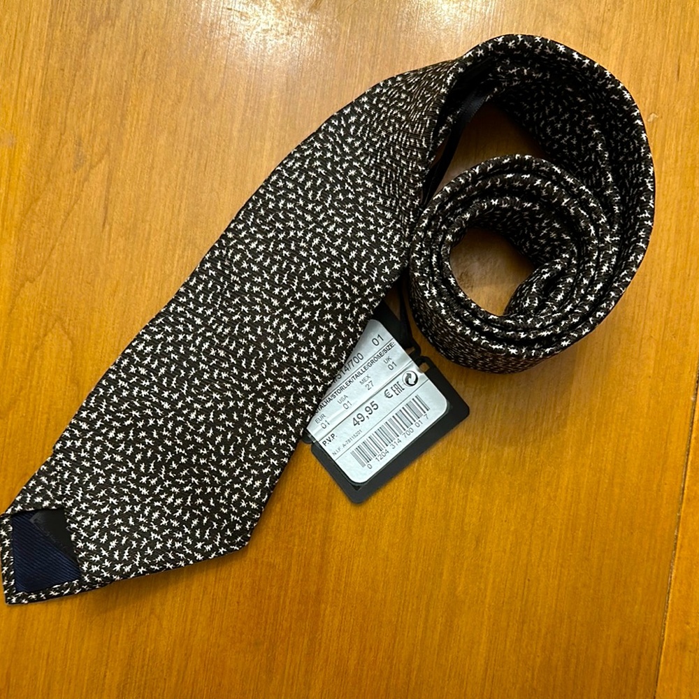 BWNT Massimo Dutti Silk Tie